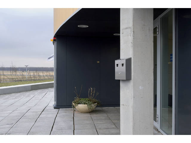Wandasbak met binnenemmer staal