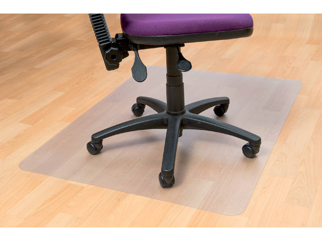 Stoelmat Floortex PVC 120x90cm harde vloeren