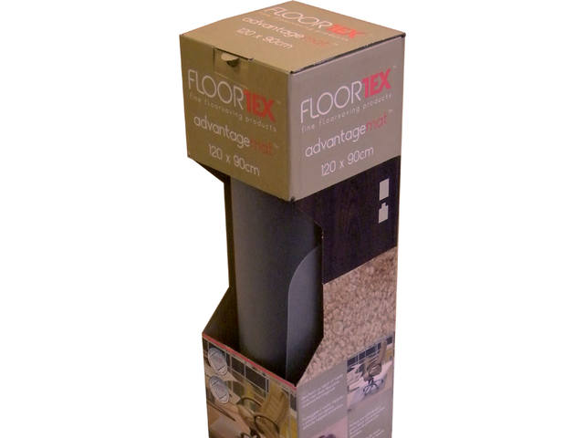 Stoelmat Floortex PVC 120x90cm harde vloer retail