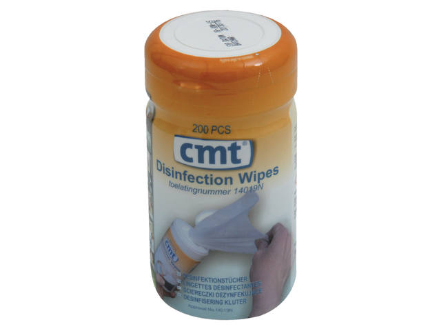 Desinfectiedoekjes CMT pot a 200 stuks