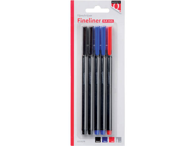 Fineliner Quantore 188 rond 0.4mm ass