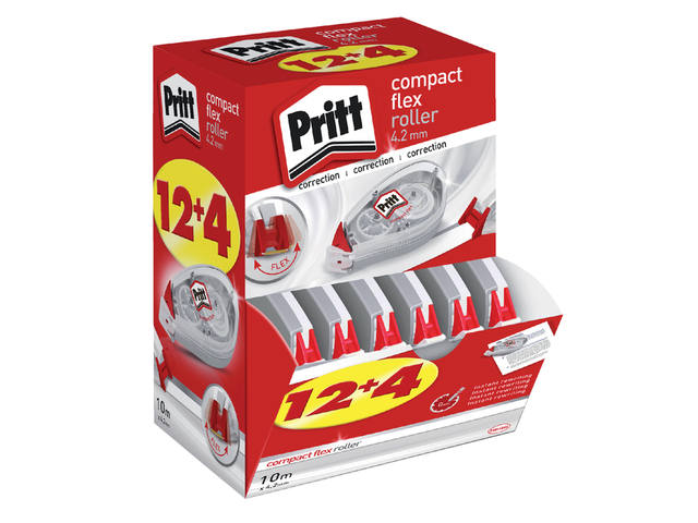 Correctietape Pritt Compact Flex 4.2mmx10m 12+4