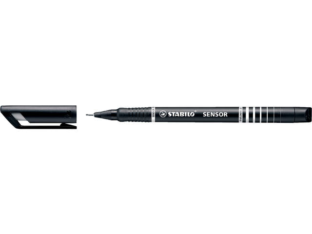 Fineliner STABILO Sensor 189/46 F zwart