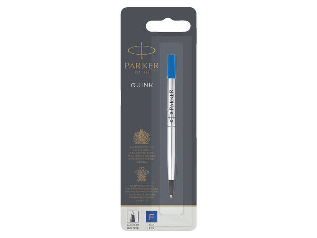 Rollerpenvulling Parker Quink F blauw