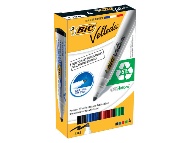 Whiteboardmarker Bic 1701 rond L assorti