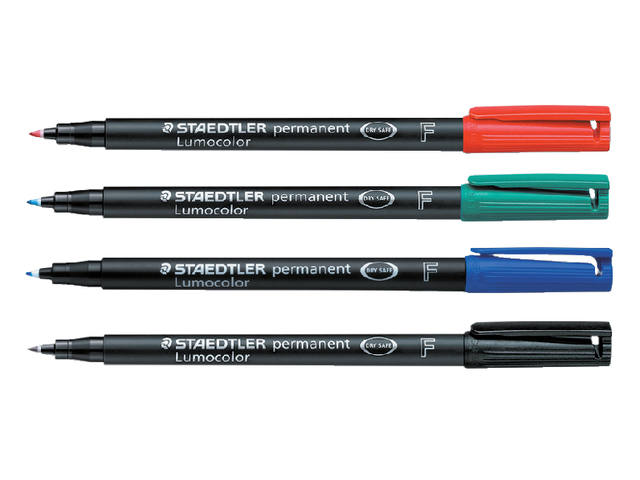 Viltstift Staedtler OHP Lumo F 318 perm rood