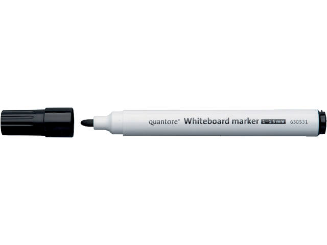 Whiteboardmarker Quantore rond 1-1.5mm zwart