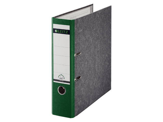 Ordner Leitz 1080 180  80mm karton A4 groen