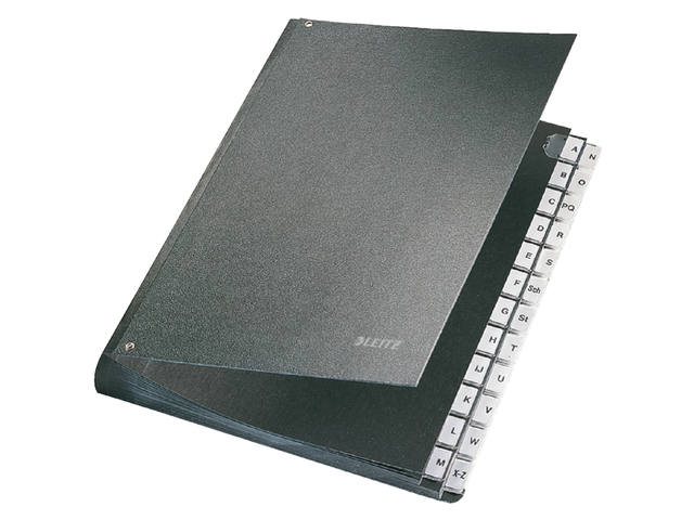 Bureaumap Leitz A4 A-Z hardboard gewolkt