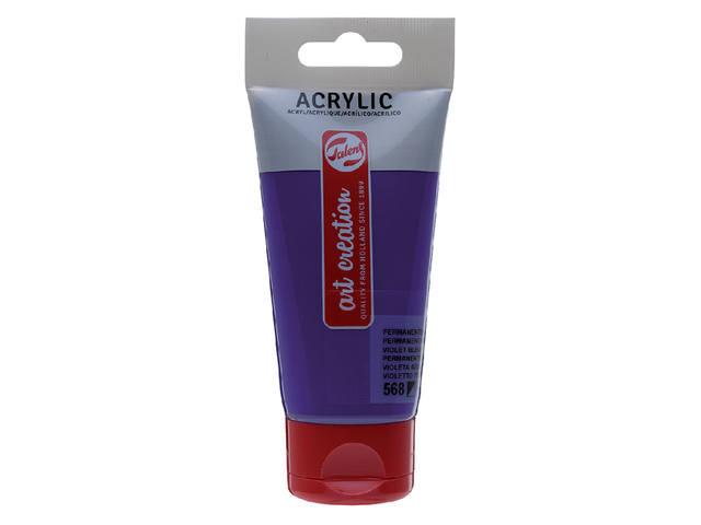 Acrylverf TAC 568 permanentblauwviolet tube 75ml