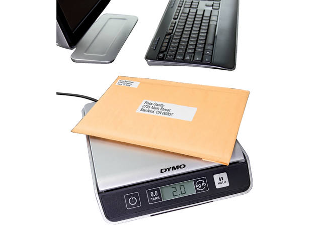 Pakketweger Dymo M10 digitaal tot 10kg zilver/zw