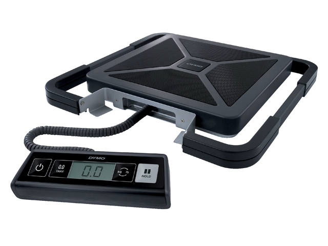 Pakketweger Dymo S50 digitaal tot 50kg zwart
