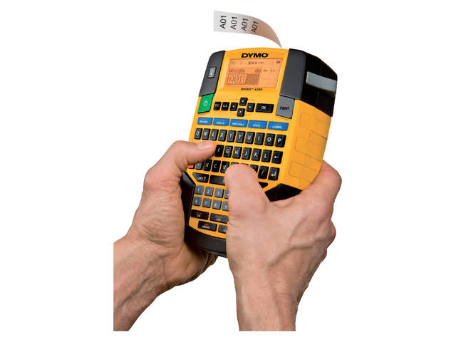 Labelprinter Dymo Rhino 4200 qwerty 19mm geel
