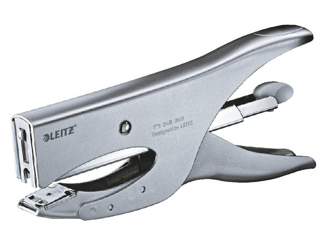 Niettang Leitz achterlaadmodel P3 40 vel zilver