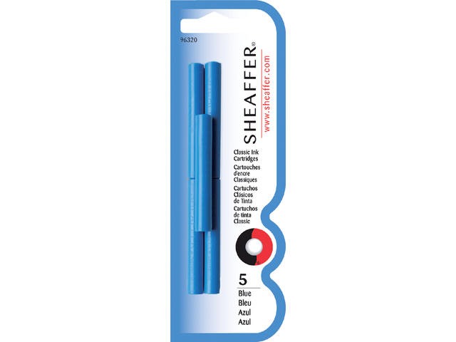 Inktpatroon Sheaffer skrip classic blauw