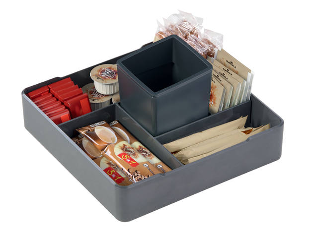 Afvalbak Durable Coffee Point antraciet