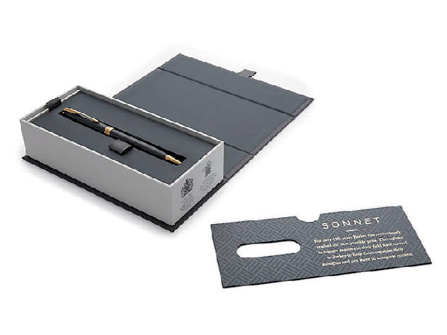 Balpen Parker Sonnet GT M lak zwart