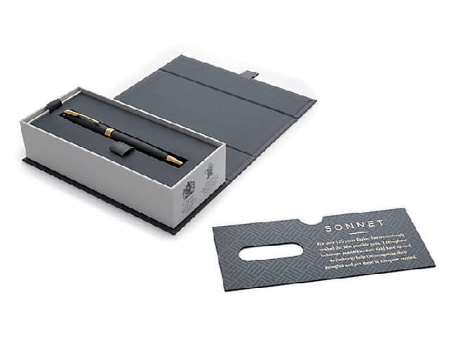 Balpen Parker Sonnet GT M mat lak zwart