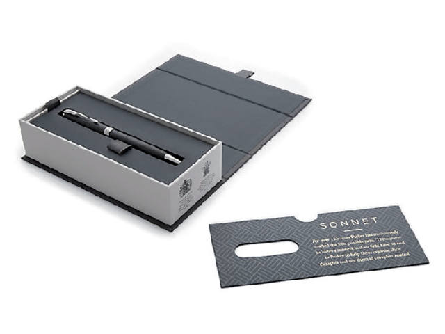 Balpen Parker Sonnet CT M mat lak zwart
