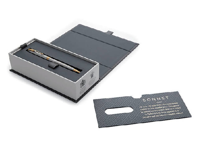 Balpen Parker Sonnet GT M roestvrij staal
