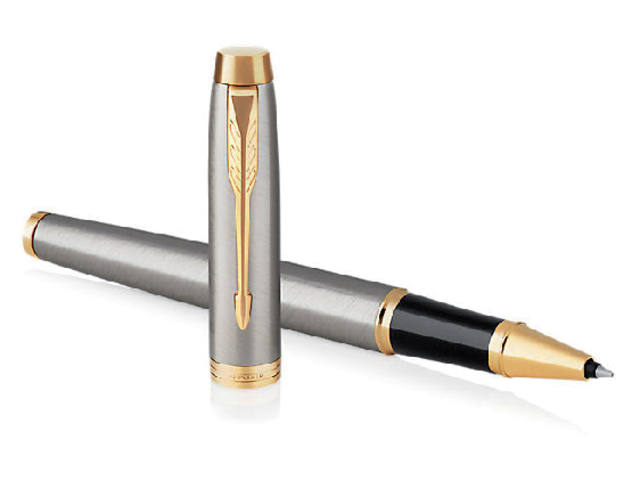 Rollerpen Parker IM GT F geborsteld metaal