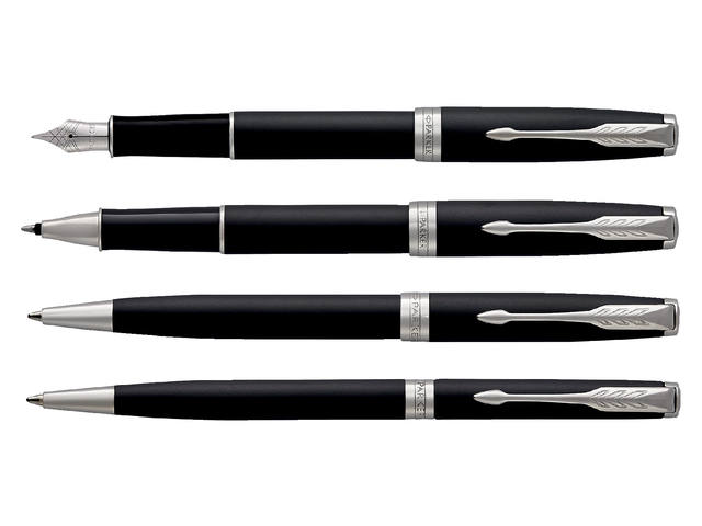 Balpen Parker Sonnet CT M mat lak zwart