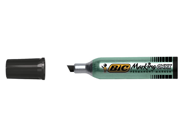 Viltstift Bic 1481 onyx schuin M zwart