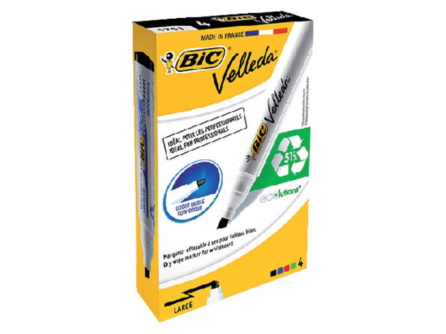 Whiteboardmarker Bic 1751 schuin L assorti