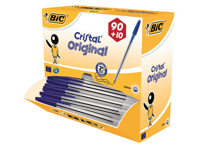 Balpen Bic Cristal M blauw