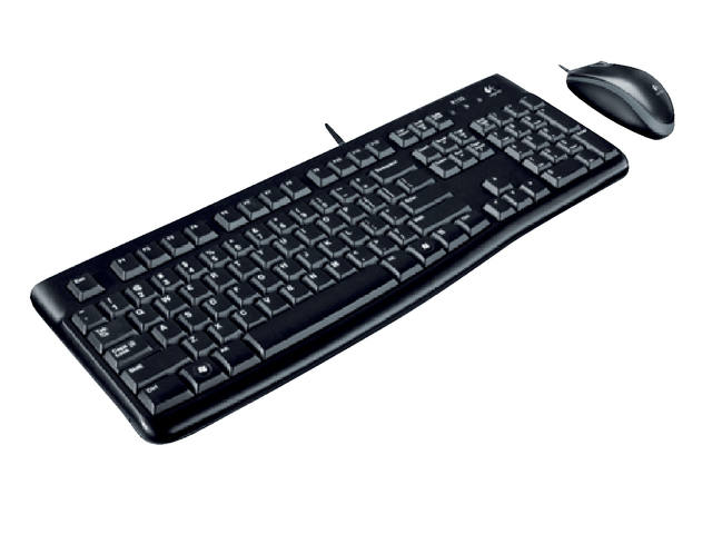 Toetsenbord Logitech MK120 Qwerty muis USB zwart