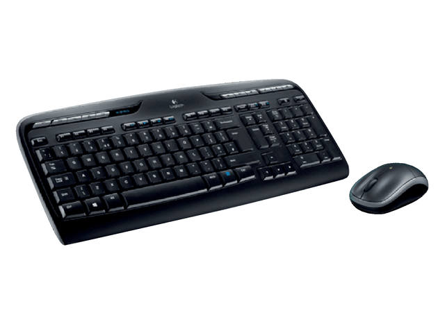 Toetsenbord Logitech MK330 Qwerty muis drl zwart