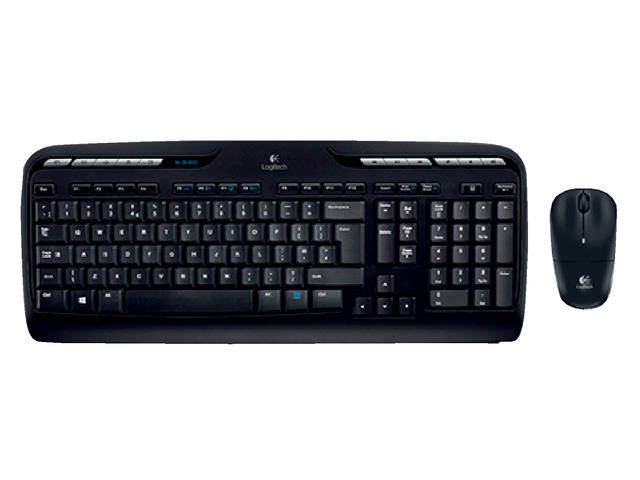 Toetsenbord Logitech MK330 Qwerty muis drl zwart