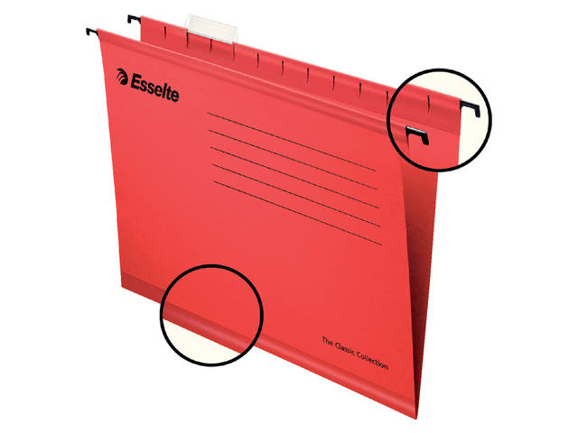Hangmap Esselte Classic folio V-bodem 345x240mm rd