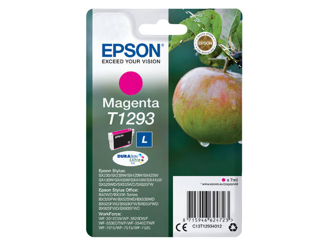 Inktcartridge Epson T1293 rood