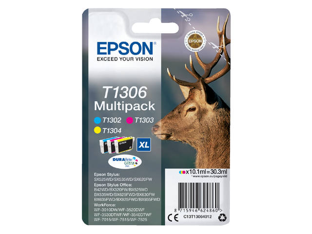 Inktcartridge Epson T1306 3 kleuren