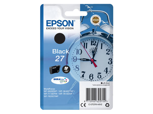 Inktcartridge Epson 27 T2701 zwart