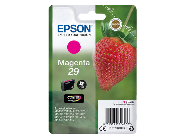 Inktcartridge Epson 29 T2983 rood