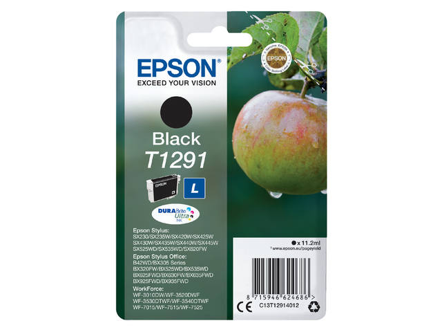 Inktcartridge Epson T1291 zwart