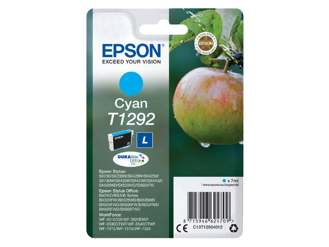 Inktcartridge Epson T1292 blauw