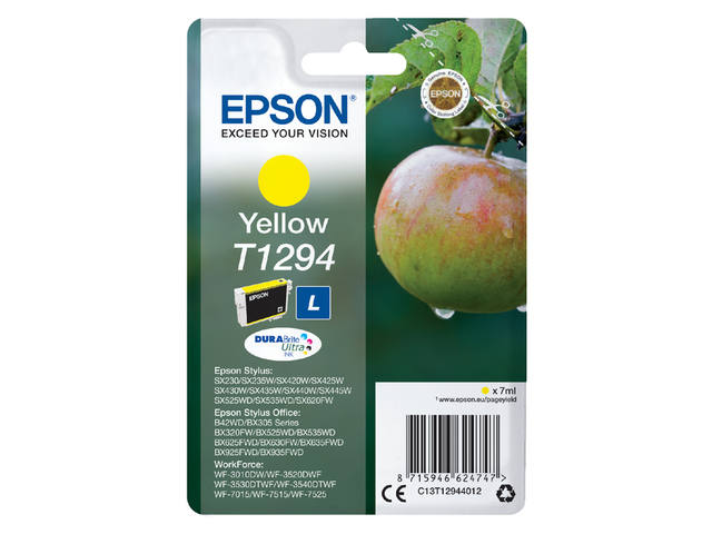Inktcartridge Epson T1294 geel