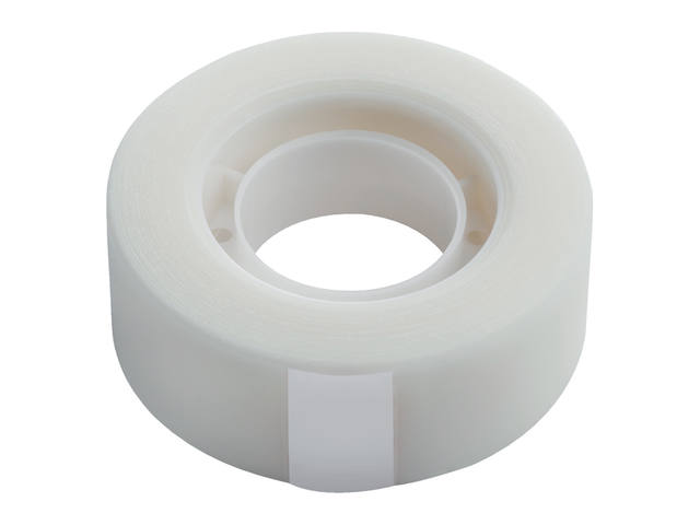 Plakband Quantore 19mmx33m kleine kern onzichtbaar