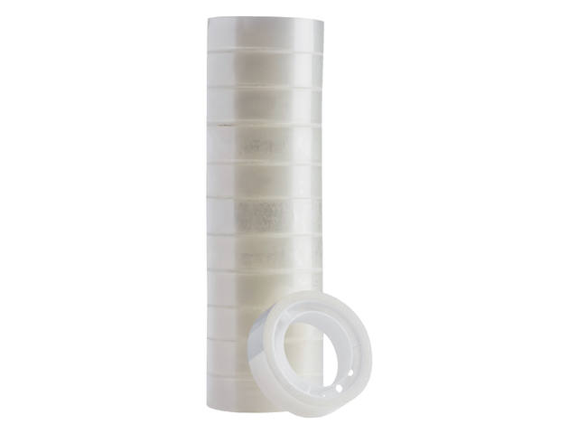 Plakband Quantore 12mmx10m kleine kern tr