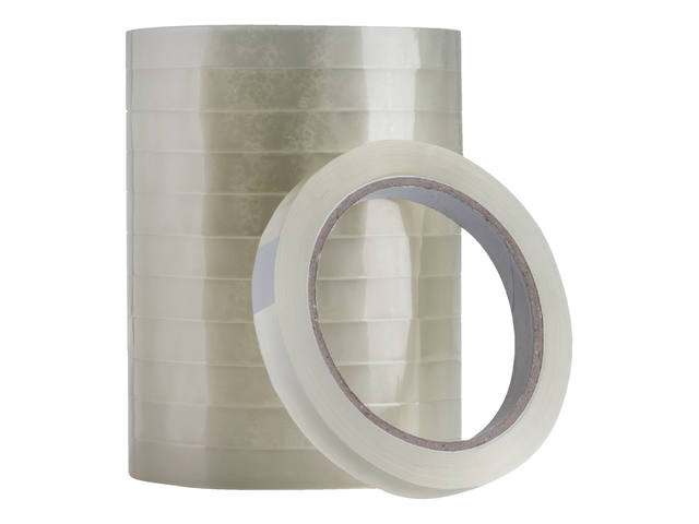 Plakband Quantore 12mmx66m grote kern tr