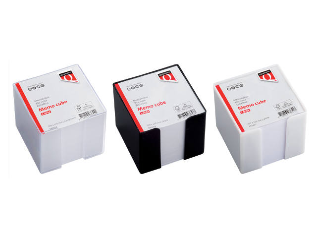 Memokubus Quantore 10x10x9cm 900v zwart