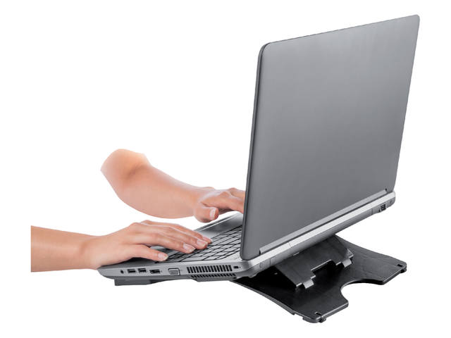 Laptopstandaard Quantore verstelbaar antraciet