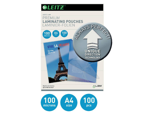 Lamineerhoes Leitz iLAM A4 2x100micron