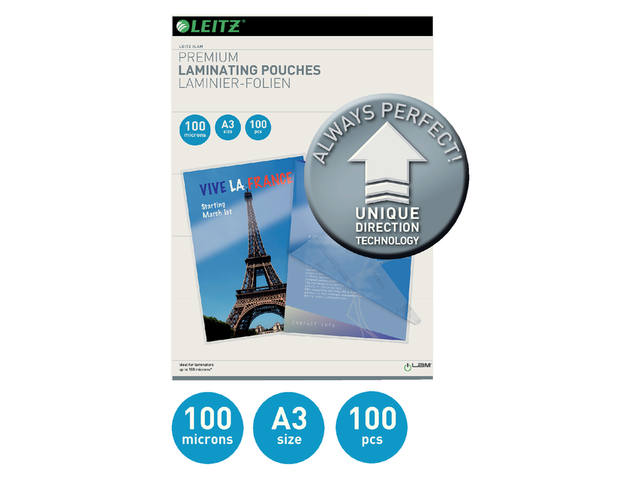 Lamineerhoes Leitz iLAM A3 2x100micron