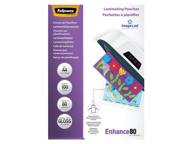 Lamineerhoes Fellowes A4 2x80micron