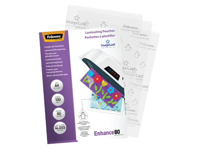Lamineerhoes Fellowes A4 2x80micron