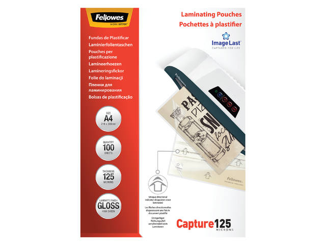 Lamineerhoes Fellowes A4 2x125micron